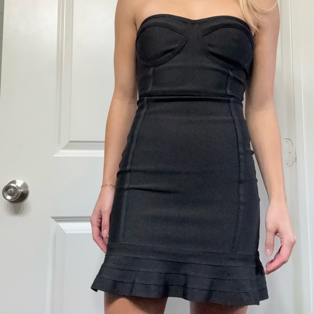 PrettyLittleThing Black Mini Dress- WORN ONCE